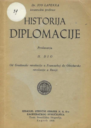 Ivo Lapenna: Historija diplomacije