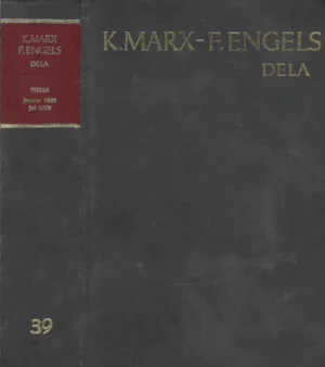 Karl Marx i Friedrich Engels: Djela br. 39