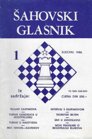 Šahovski glasnik 1-12/1986/1987