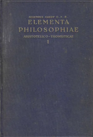 Josephus Gredt: Elementa philosophiae