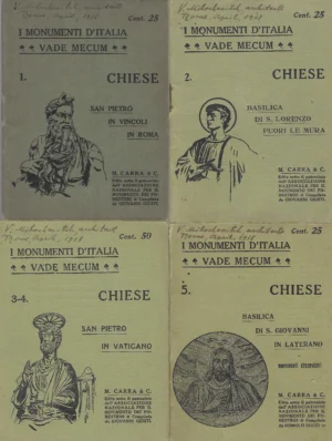 Komplet: I monumenti d'Italia 1-6