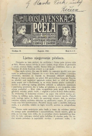 Jugoslavenska pčela br. 6. i 7./1921.