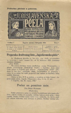 Jugoslavenska pčela br. 9./1920.