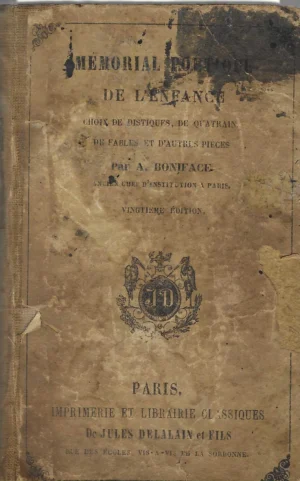 A. Boniface: Memorial poetique de l'enfance
