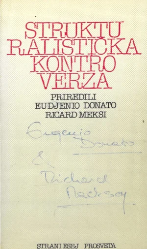 Eugenio Donato i Richard Macksey: Strukturalistička kontroverza