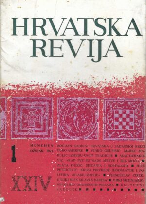 Vinko Nikolić: Hrvatska revija sv. 1(93)