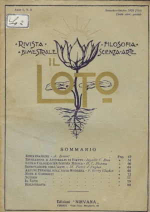 Časopis Il Loto br. 2/1929.