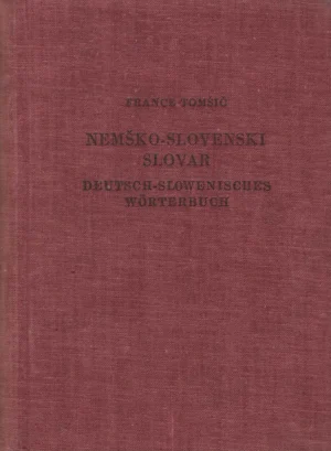 France Tomšič: Nemško-slovenski slovar