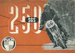 Steyr-Daimler-Puch Aktiengesellschaft: reklamni letak za Puch 250 SGS