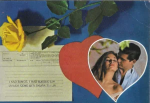 Razglednica Vladimira Gudca za Pepi Stošić: iz kolekcije Ljubavne i erotske razglednice