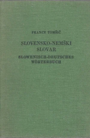France Tomšič: Slovensko-nemški slovar