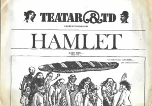 Teatar &TD: Hamlet, programska knjižica (crteži Zlatka Boureka)