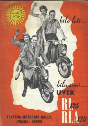 Tovarna motornih koles TOMOS: reklamni letak