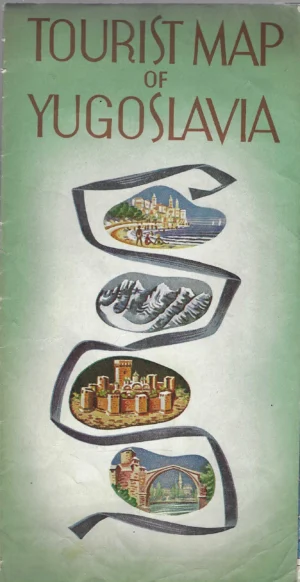 Tourist map of Yugoslavia