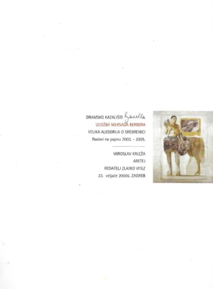 Mersad Berber: Velika alegorija o Srebrenici (s potpisom)