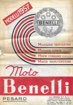 Moto Benelli: Modelli 1957