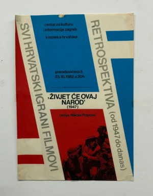Kinoteka Hrvatske: "Živjet će ovaj narod" 1947.