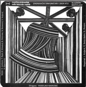 Zagrebački simfoničari i zbor RTZ: Ciklus "Glazbeni doživljaji" (plakat Borisa Bućana)