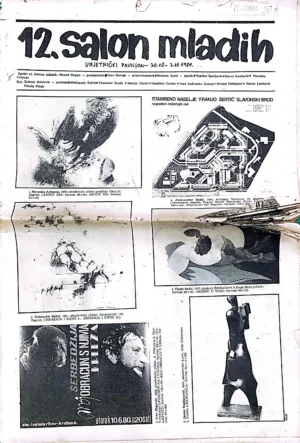 12. salon mladih: Umjetnički paviljon 20.10.-03.11.1980.