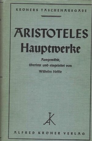 Aristoteles Hauptwerke