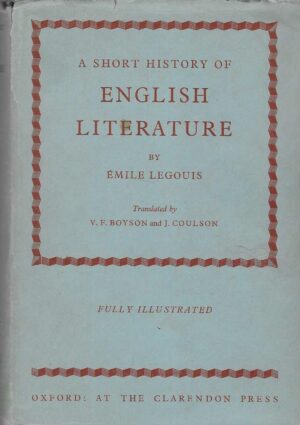 Émile Legouis: A Short History of English Literature