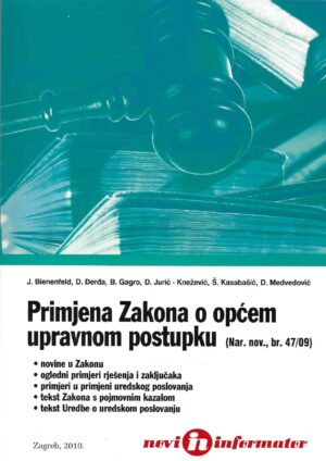 Skupina autora: Primjena Zakona o općem upravnom postupku