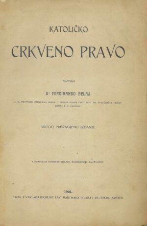 Ferdinando Belaj: Katoličko crkveno pravo