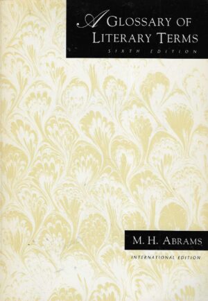 M. H. Abrams: A Glossary of Literary Terms