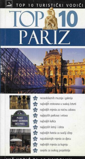 Top 10 turistički vodiči: Pariz