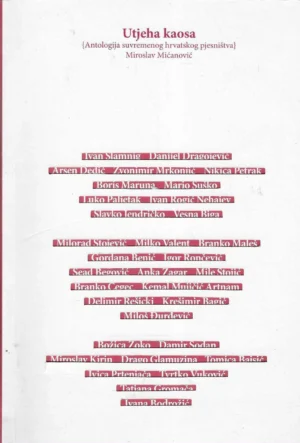 Utjeha kaosa (antologija suvremenog hrvatskog pjesništva)