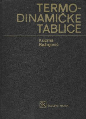 Kuzma Ražnjević: Termodinamičke tablice