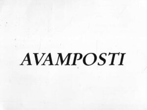 Kartolina - Avamposti - Nove tendencije suvremene talijanske umjetnosti, Kolektivna izložba, Galerija SC, 1988.