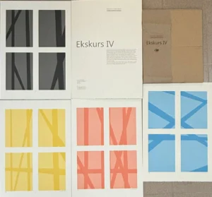 Grafička mapa "Ekskurs IV" - Verbumprogram (Ratomir Kuluć i Vladimir Mattioni)