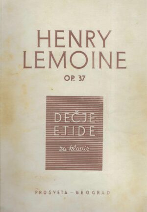 Henry Lemoine: Dječje etide za klavir, op.37