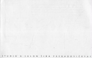 Marijan Jevšovar: Studio G - Salon Šira, 1961.