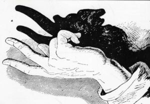 Mihajlo Arsovski: Teatar &TD - kartolina F. M. Dostojevski: đavao, mora Ivana karamazova