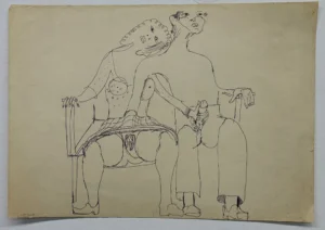 Miroslav Šutej: Porno crtež - 29x42 cm