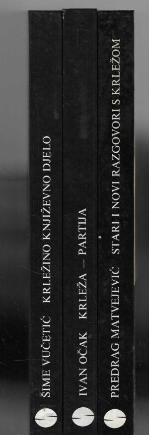 Šime Vučetić, Ivan Očak, Predrag Matvejević: Trilogija o Krleži