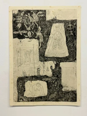 Željko Hegedušić: bakropis - 54x39 cm