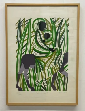 Boris Bućan: Bijeg u Egipat - grafika 70x50 cm