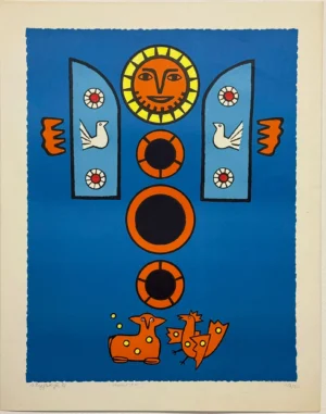 Lazar Vujaklija: grafika 39/70 - 64x50cm