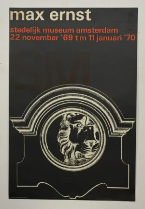 Max Ernst: Stedelijk Museum Amsterdam - plakat izložbe 95x64 cm