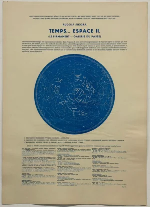 Rudolf Sikora: Temps... Espace II. - plakat 69x50cm