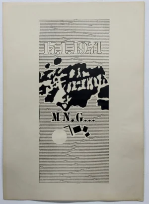 Rudolf Sikora: Topografija 70x50 cm