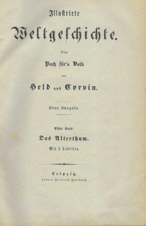 Illustrierte Wltgeschichte - Ein Buch für's Volk