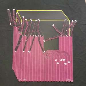 Miroslav Šutej: Mobilna grafika 90x90 cm