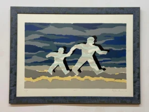 Zoltan Novak: Otac i sin - grafika 48x68 cm (1/7)