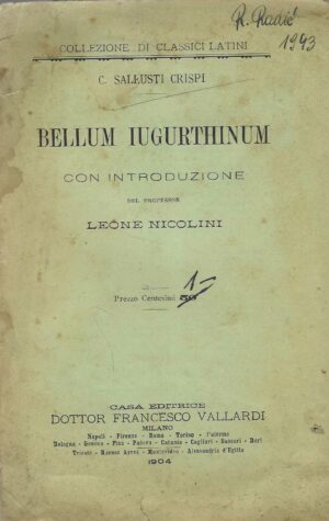 Gaj Salustije Krisp: Bellum Iugurthinum