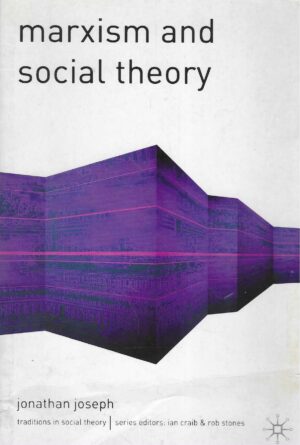 Jonathan Joseph: Marxism and Social theory