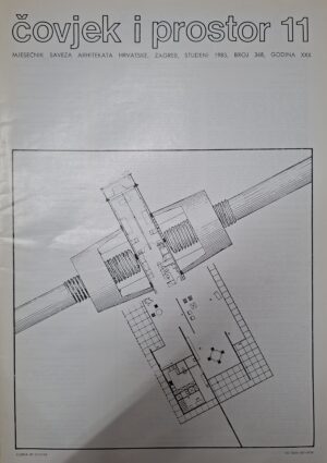 Čovjek i prostor 11 - mjesečnik Saveza arhitekata Hrvatske, Zagreb studeni 1983, broj 368, godina XXX